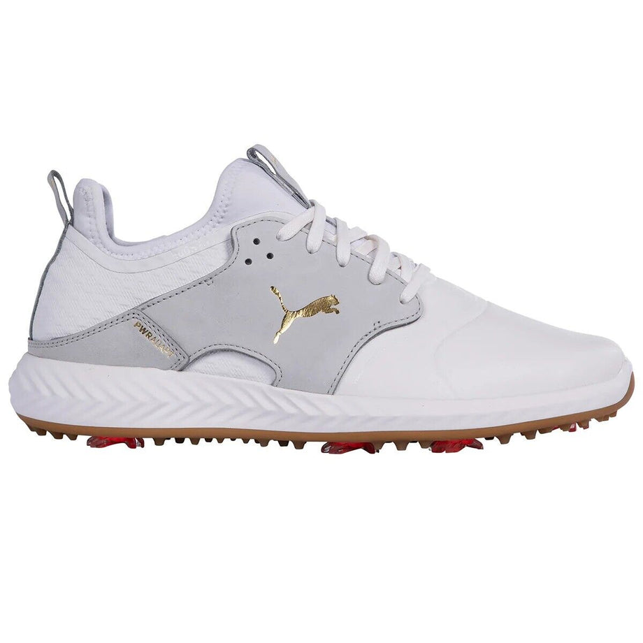 Puma Ignite PWR Adapt Caged Crafted Golf Shoes - White / High Rise
