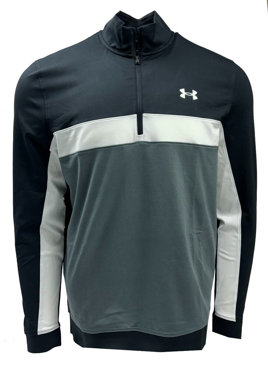 Mens Under Armour Storm ColdGear Fleece Layer 1/4 outlet Zip Golf Pullover NWT 2XLT